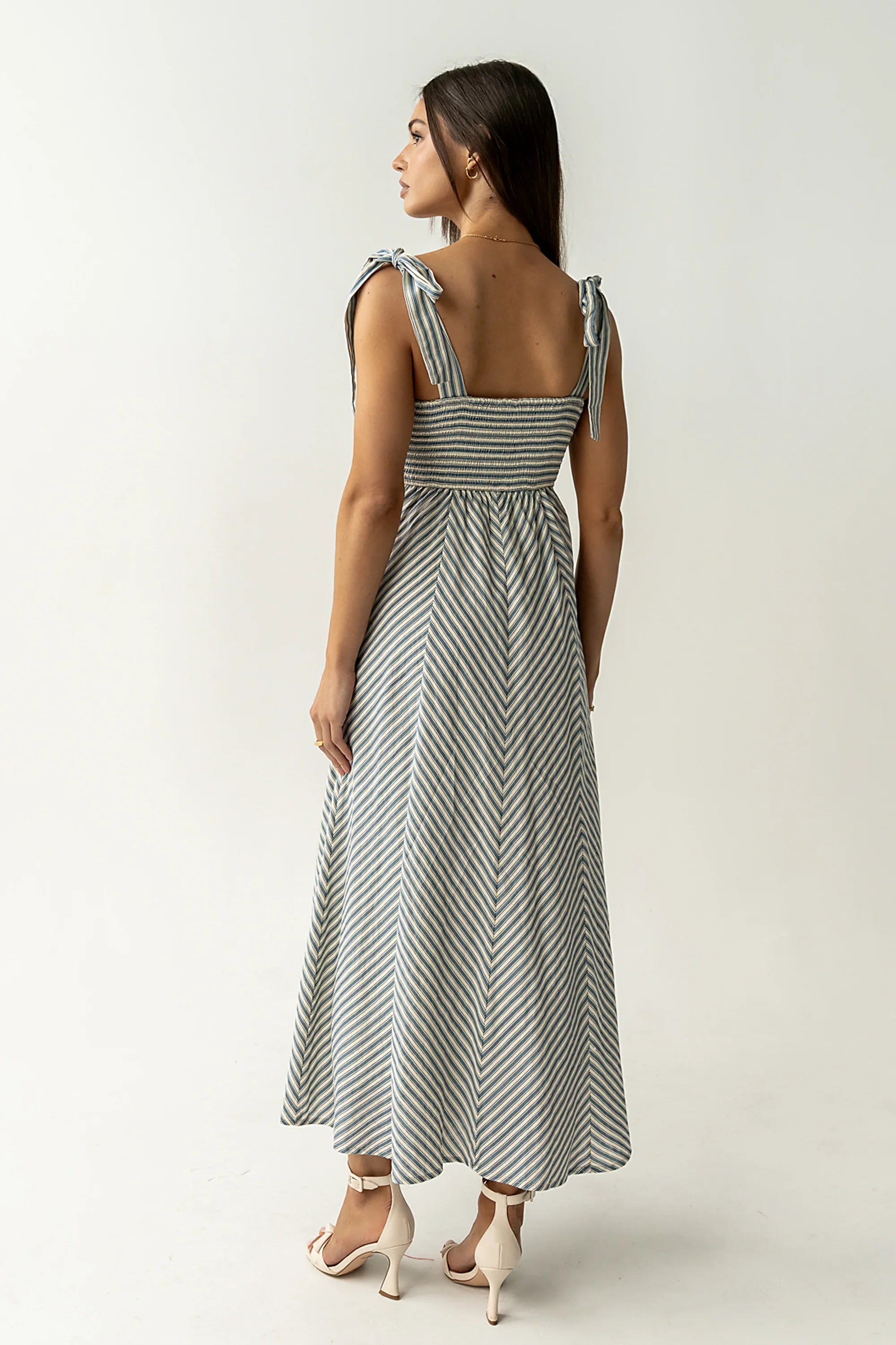 Michelle Striped Maxi Dress