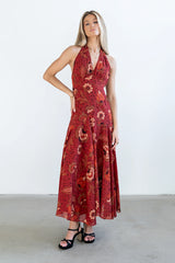 Tracey Halter Maxi Dress