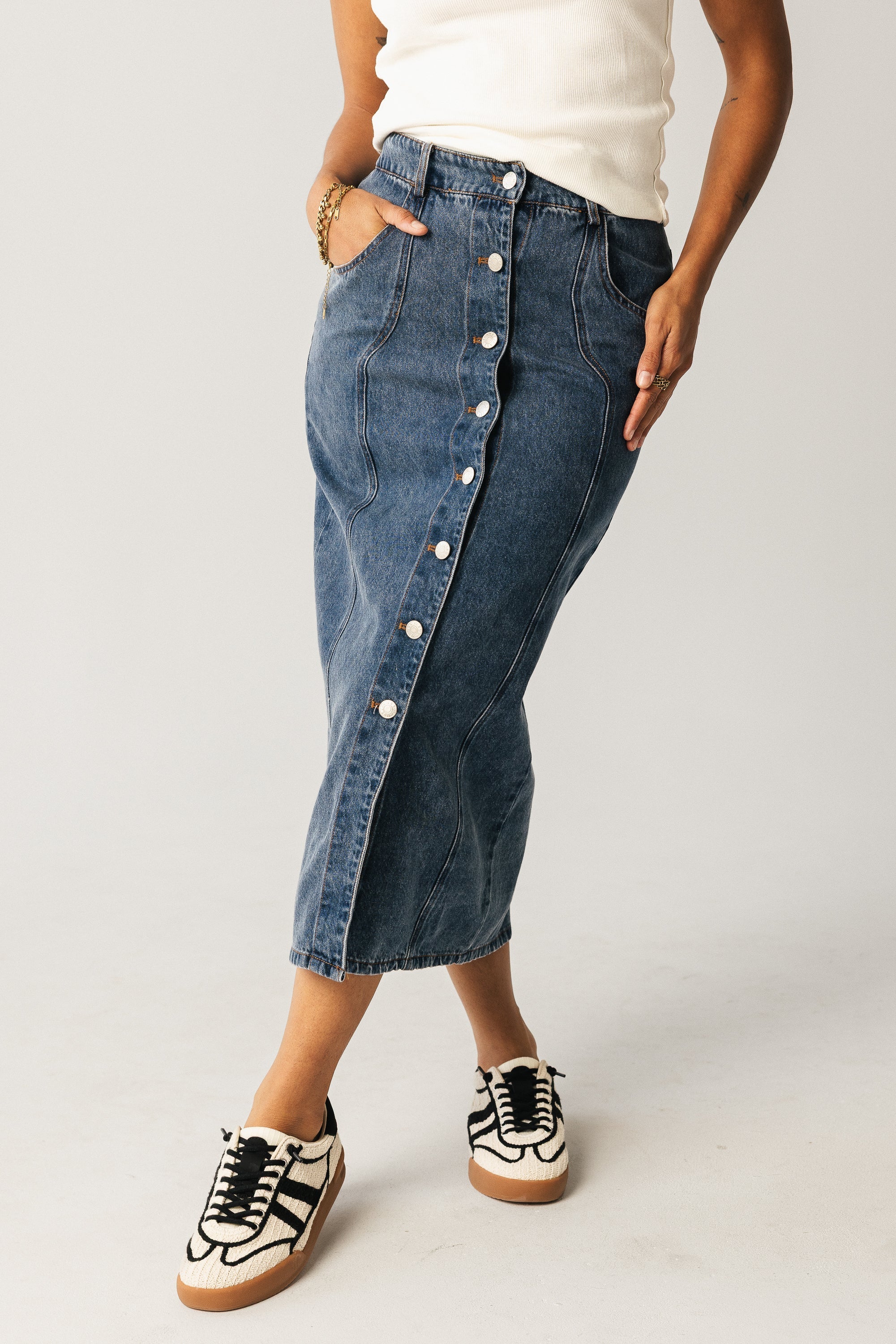 Kylo Denim Maxi Skirt FINAL SALE