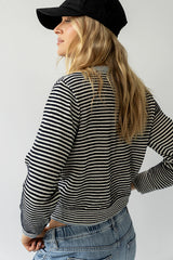 Josy Button Front Cardigan in Dusty Blue