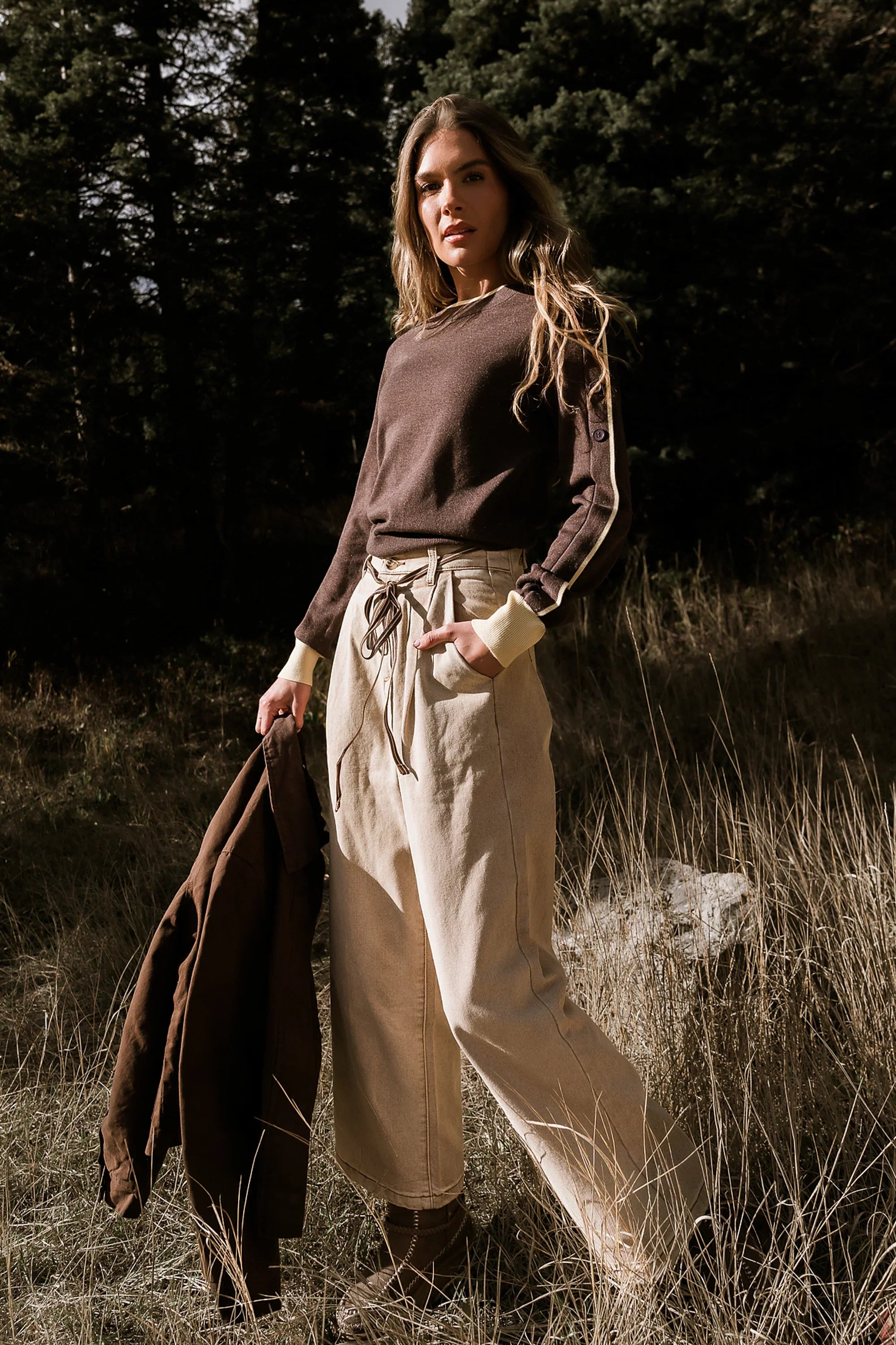 Jovie Pleated Wide Leg Pants