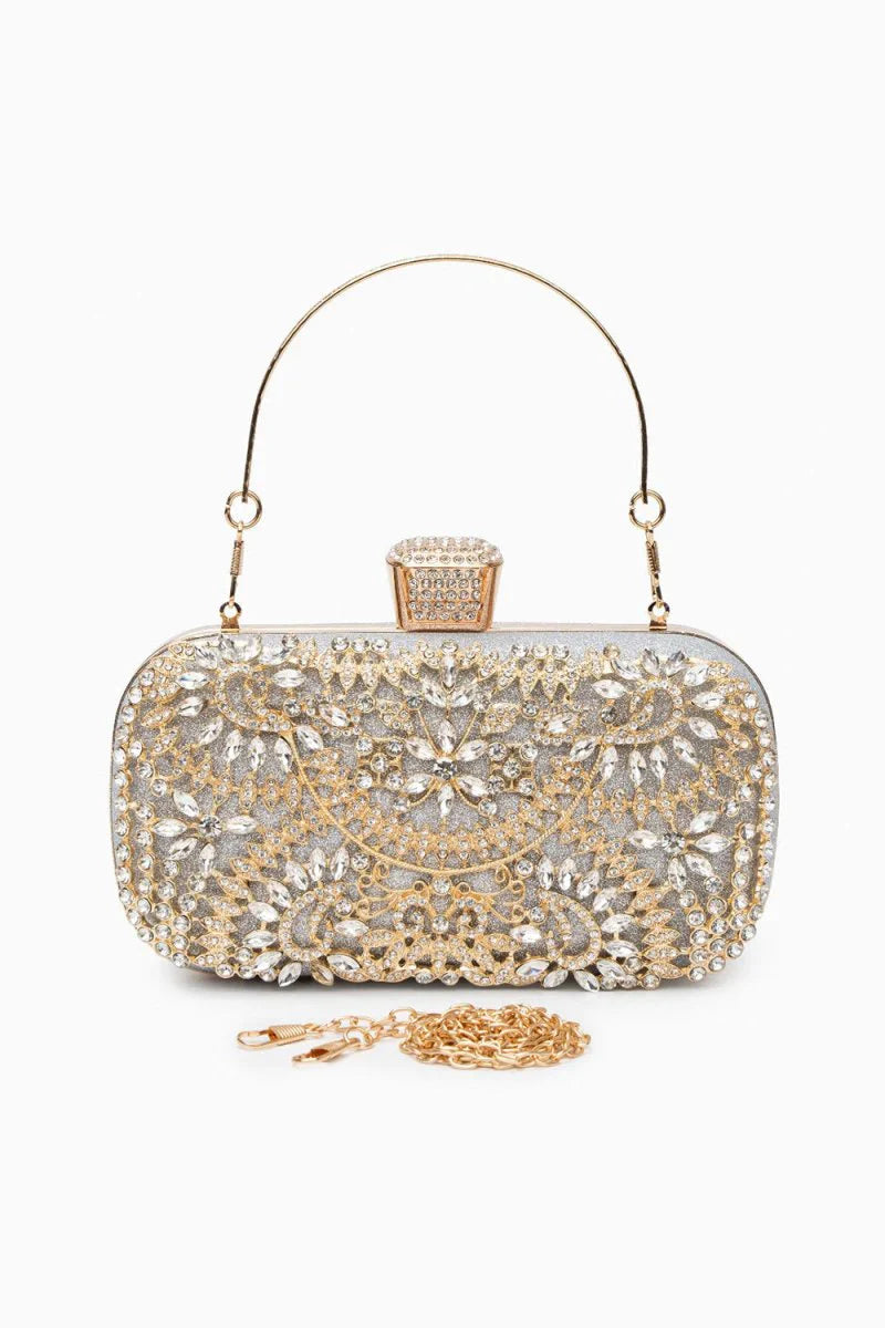 Luxurious Flower Clutch Bag