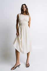 Johna Smocked Midi Dress FINAL SALE
