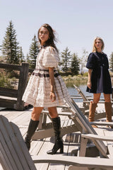 Constance Printed Mini Dress FINAL SALE