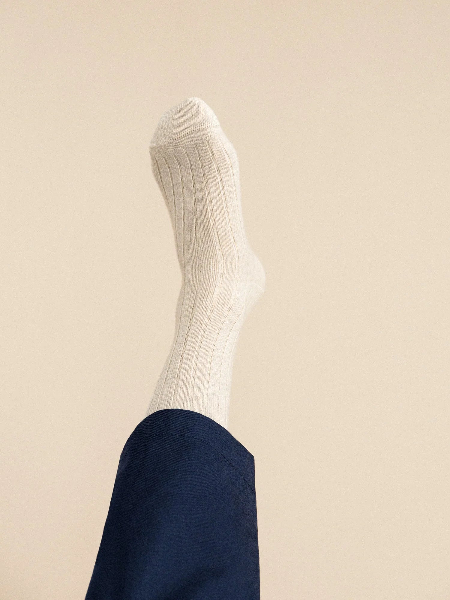 Roma Cashmere Rib Mens Crew