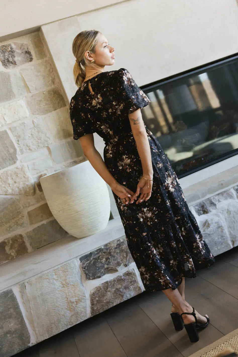 Mirren Floral Midi Dress FINAL SALE