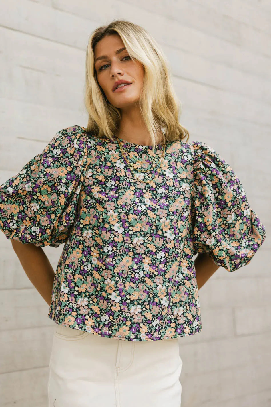 Odelia Floral Blouse FINAL SALE