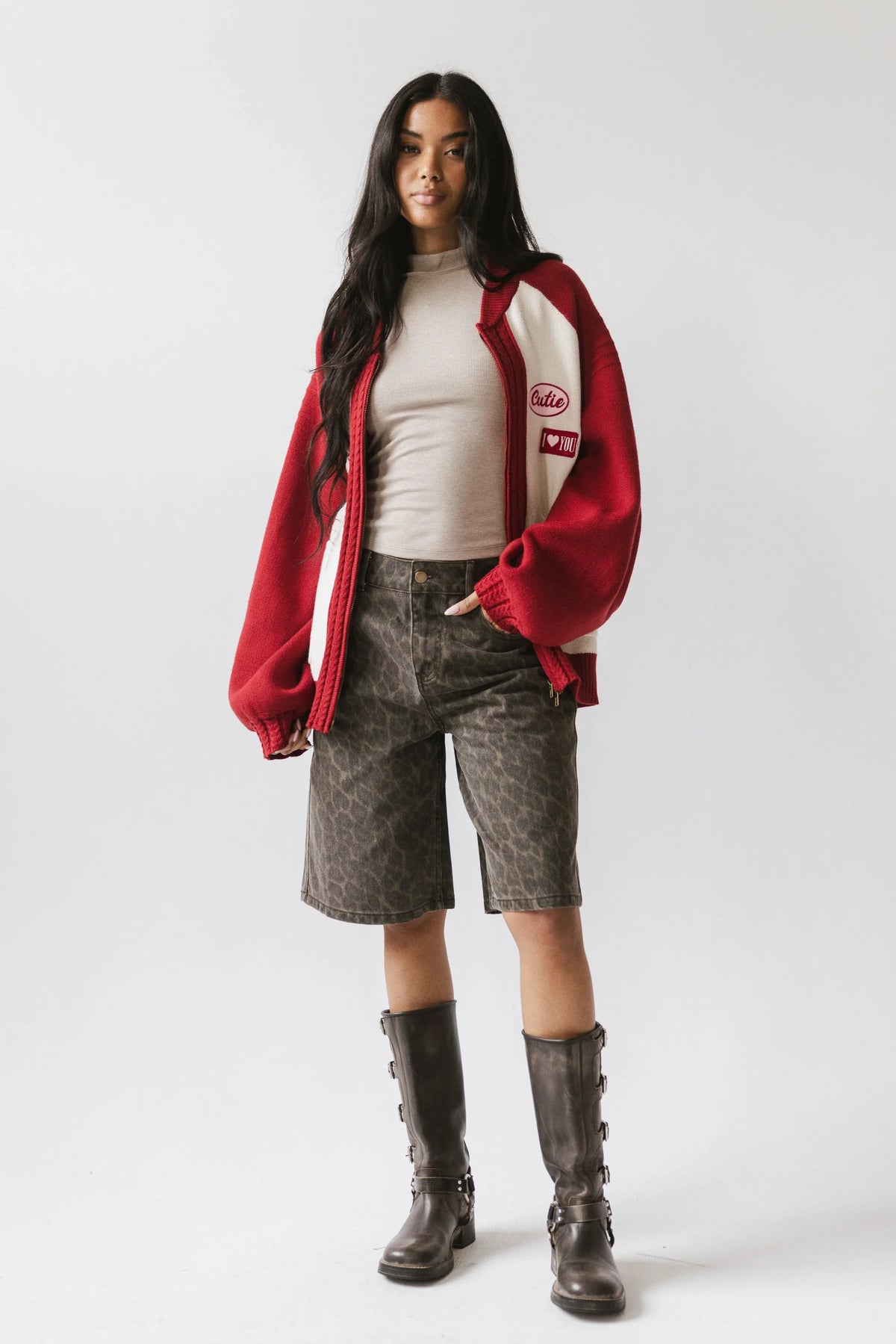 Jessy Leopard Bermuda Shorts FINAL SALE