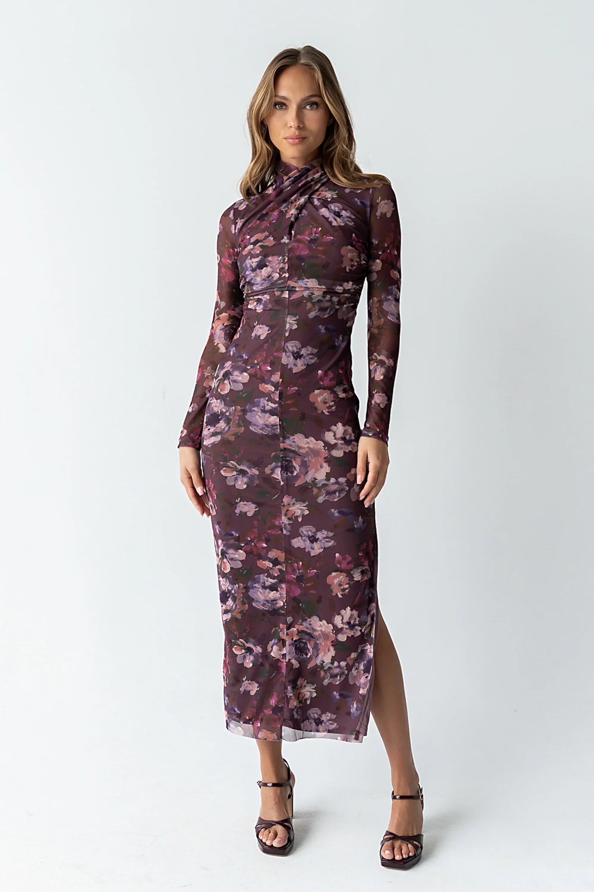 Jovie Floral Mesh Maxi Dress FINAL SALE