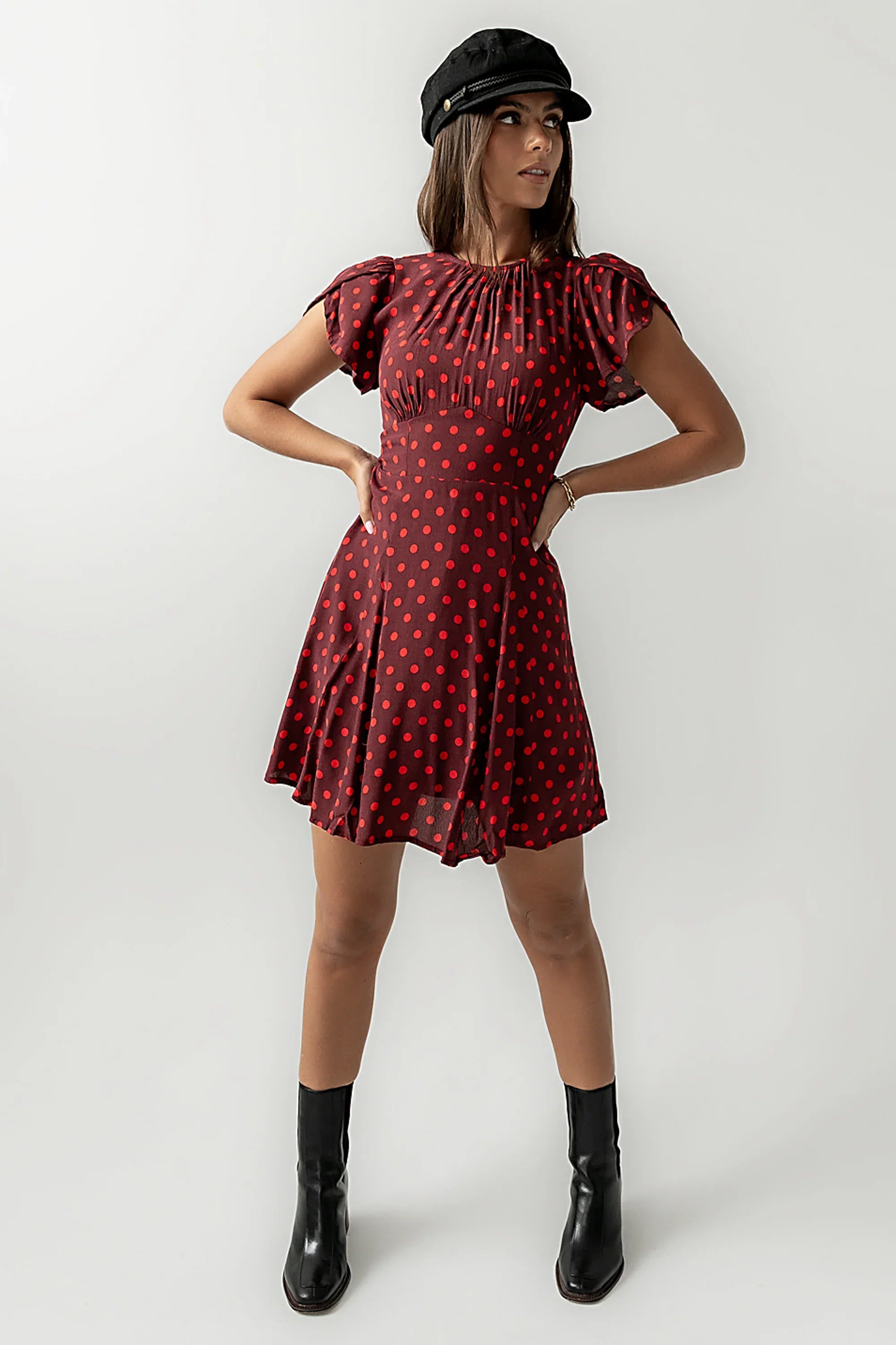 Brandy Polka Dot Mini Dress FINAL SALE
