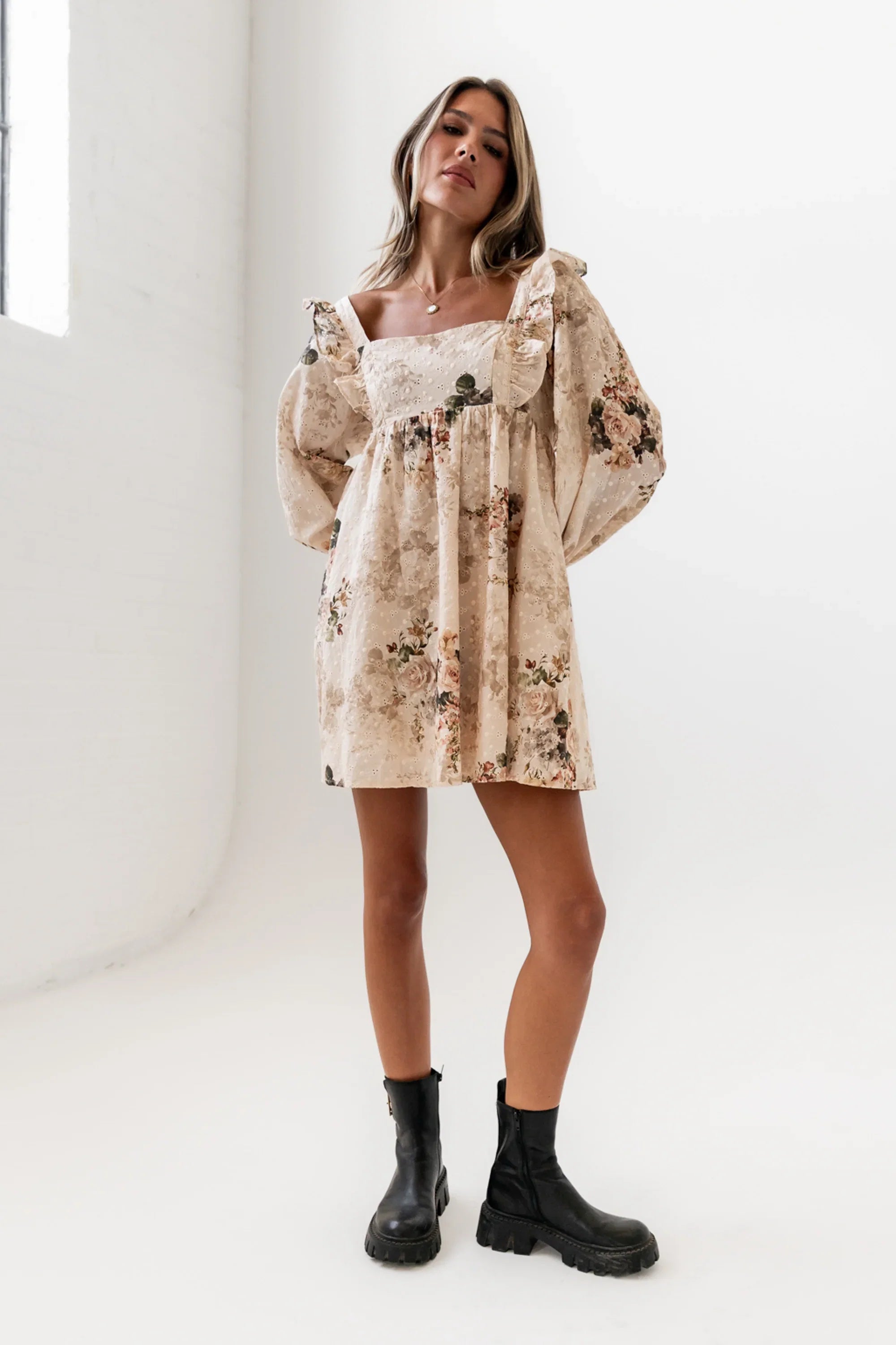 Kathy Floral Mini Dress FINAL SALE