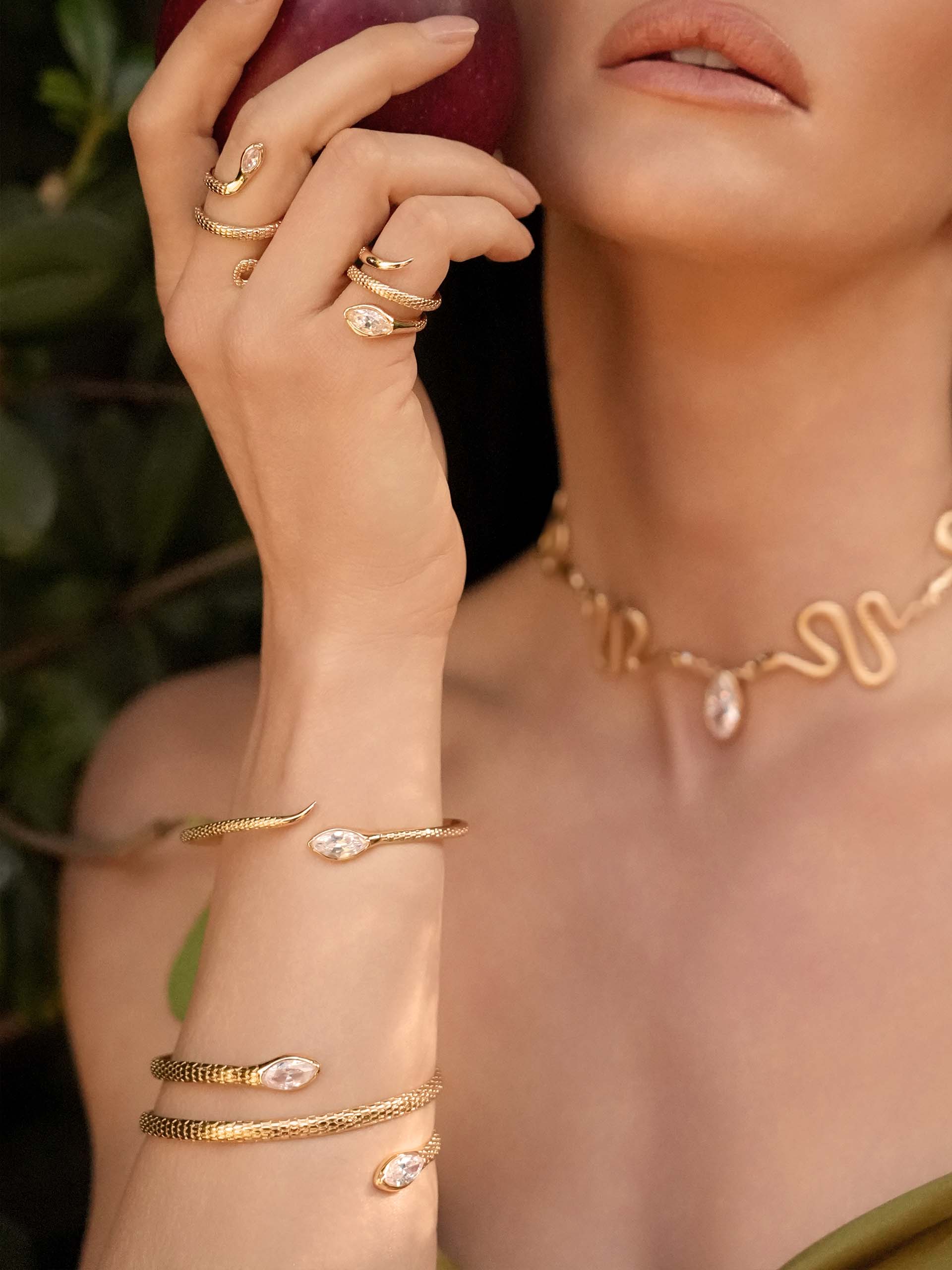 Marquise Crystal Cuff Bracelet
