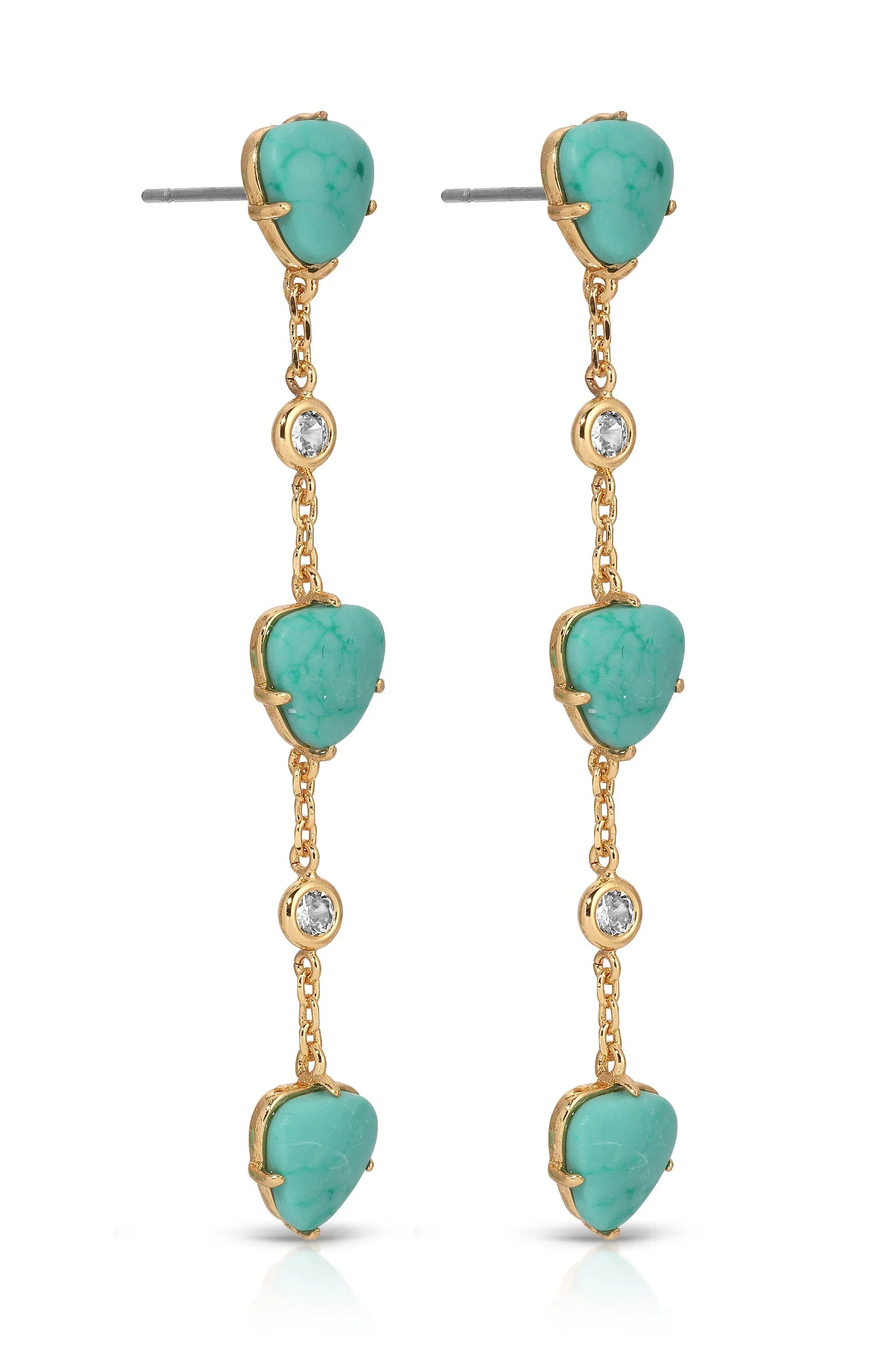 Turquoise Solstice Dangle Earrings
