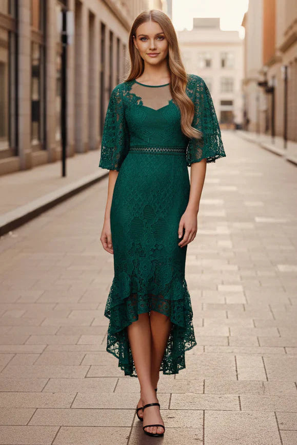 Reyna Dress Emerald
