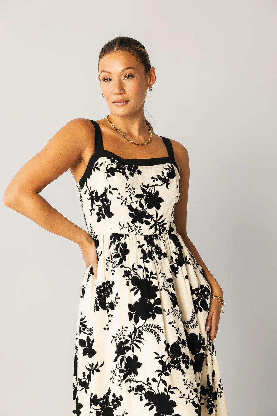 Zora Floral Midi Dress FINAL SALE