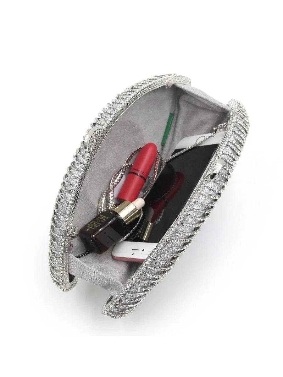 Womens EYE SEE U Rhinestone Evening Clutch bags Handmade
