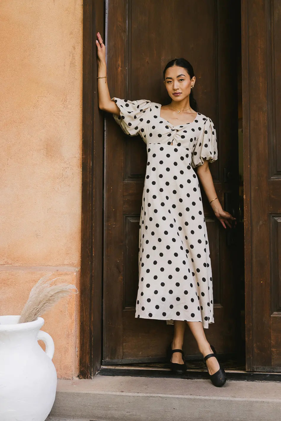 Calliope Twisted Midi Dress FINAL SALE