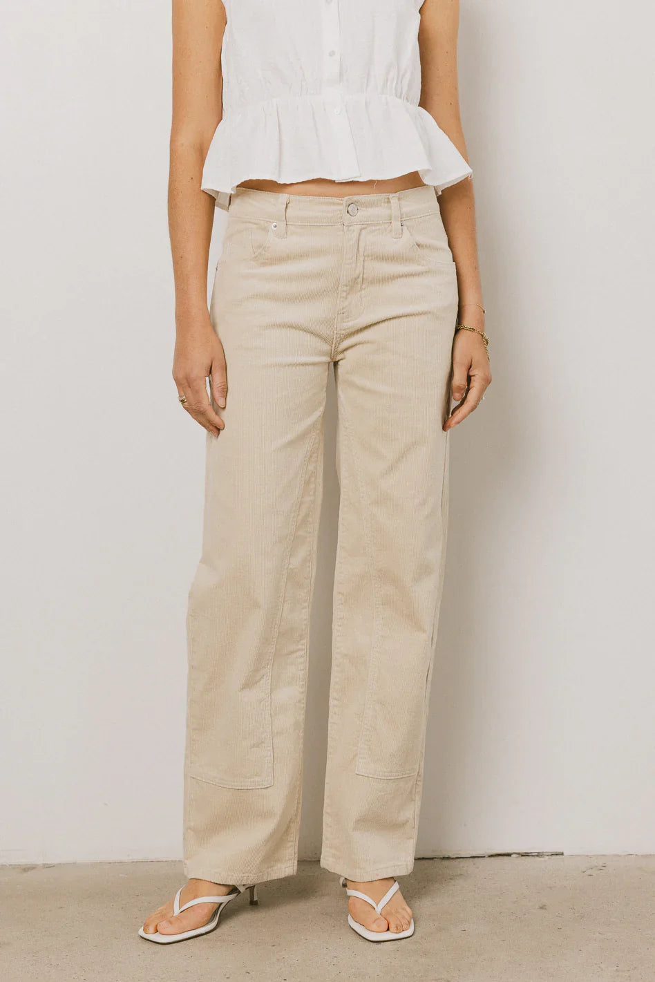 Kaya Corduroy Straight Leg Pants FINAL SALE