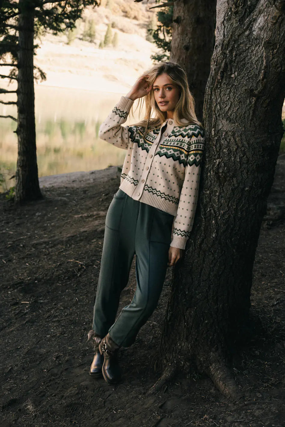 Kestrel Knit Overall in Moss FINAL SALE