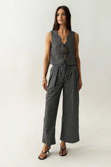 Lea Plaid Vest