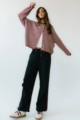 Lola Striped Sweater in Red FINAL SALE