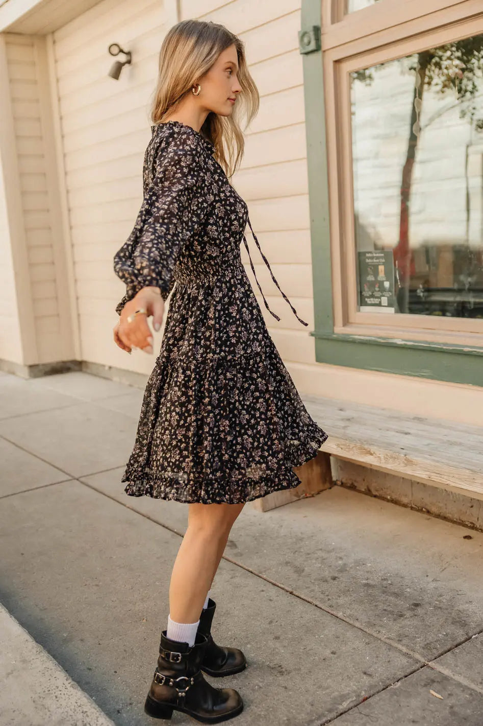 Layne Ruffled Floral Dress FINAL SALE