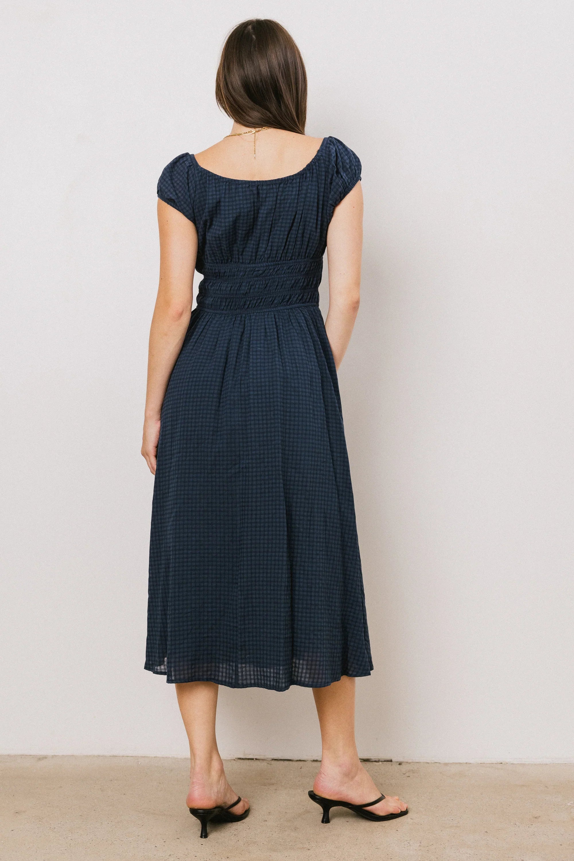 Kimber Plaid Midi Dress FINAL SALE