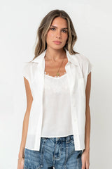 Hank Twofer Top in White