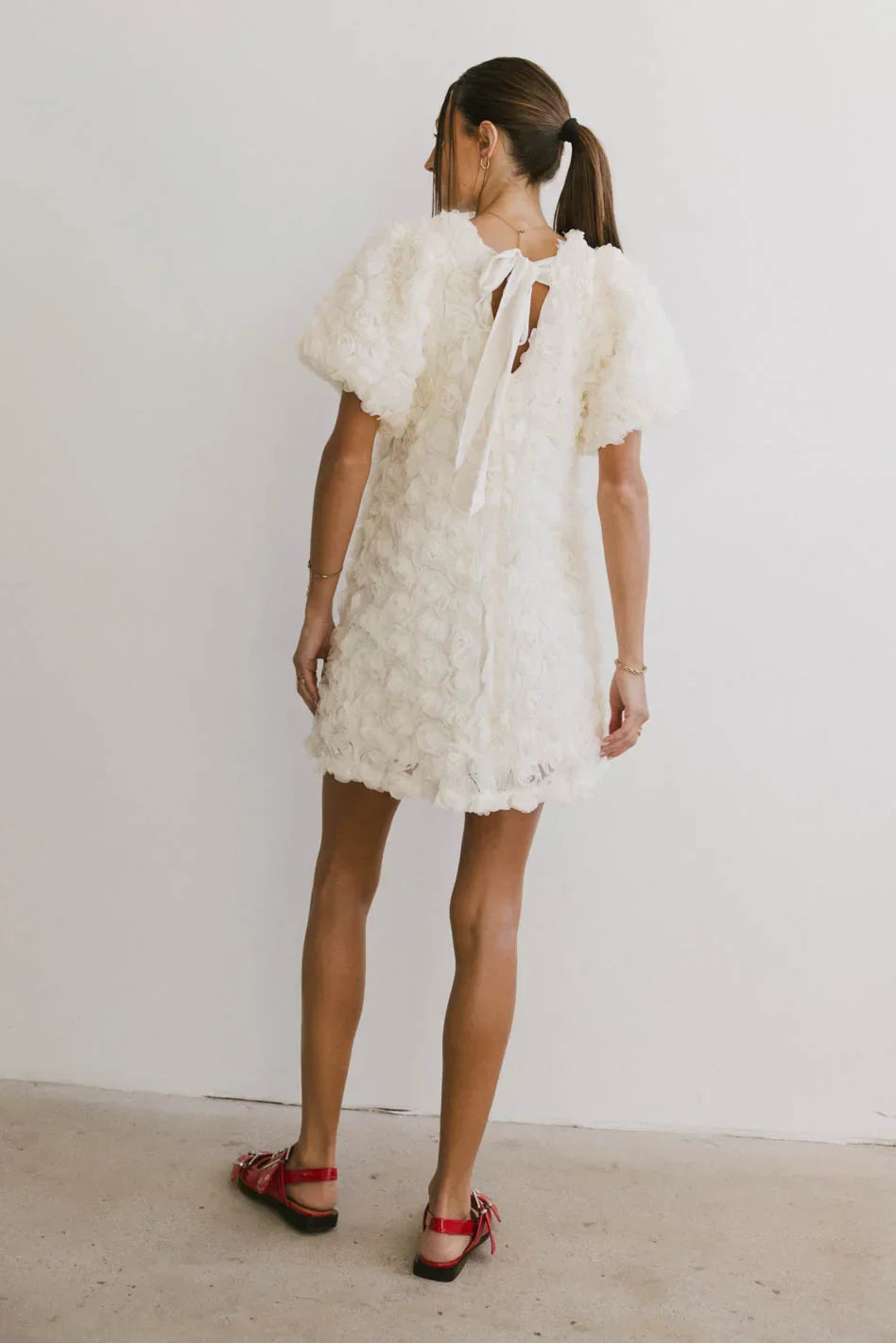 Andria Rosette Mini Dress FINAL SALE
