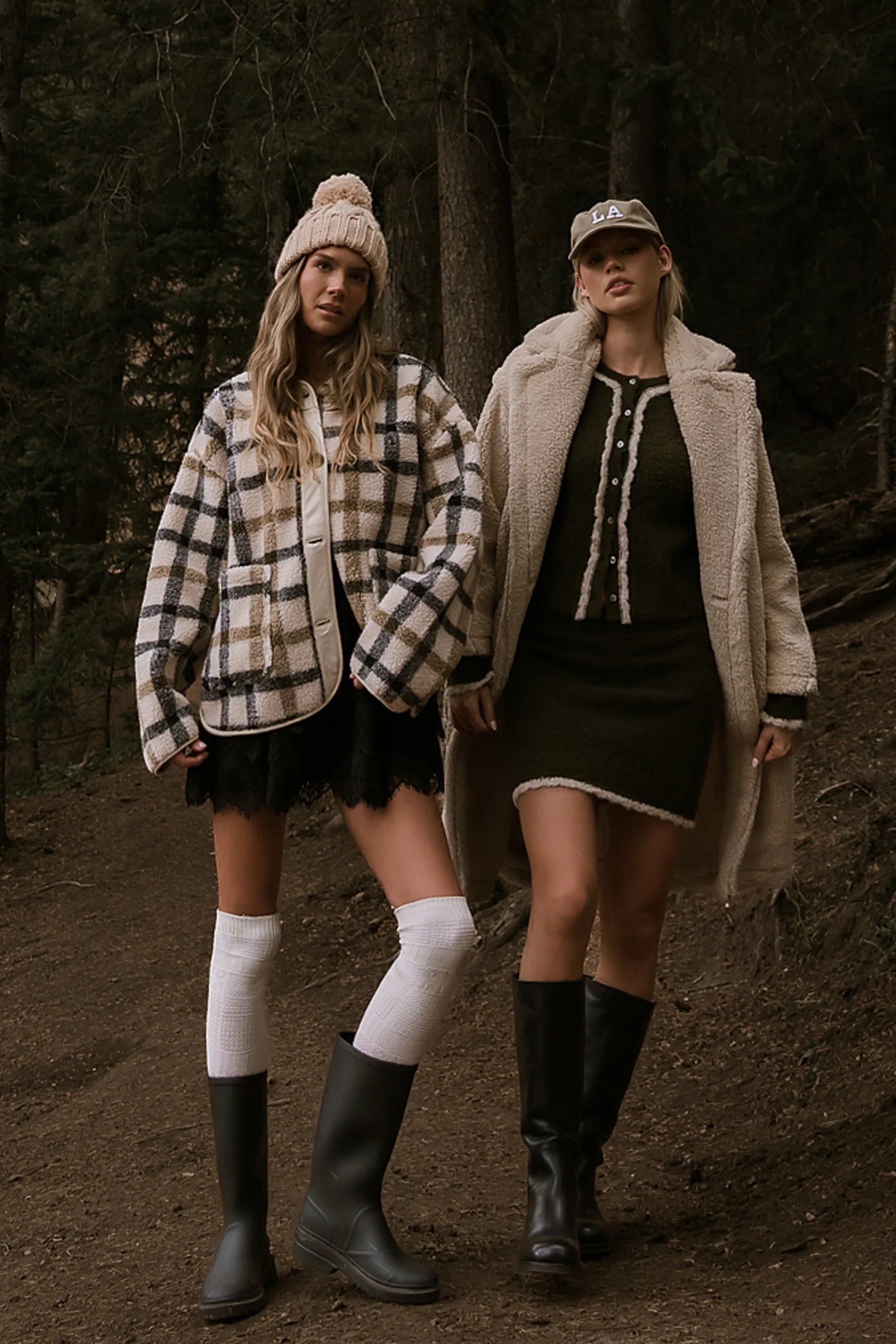 Remy Contrast Mini Skirt
