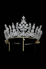 Silver Crystal Princess Crown