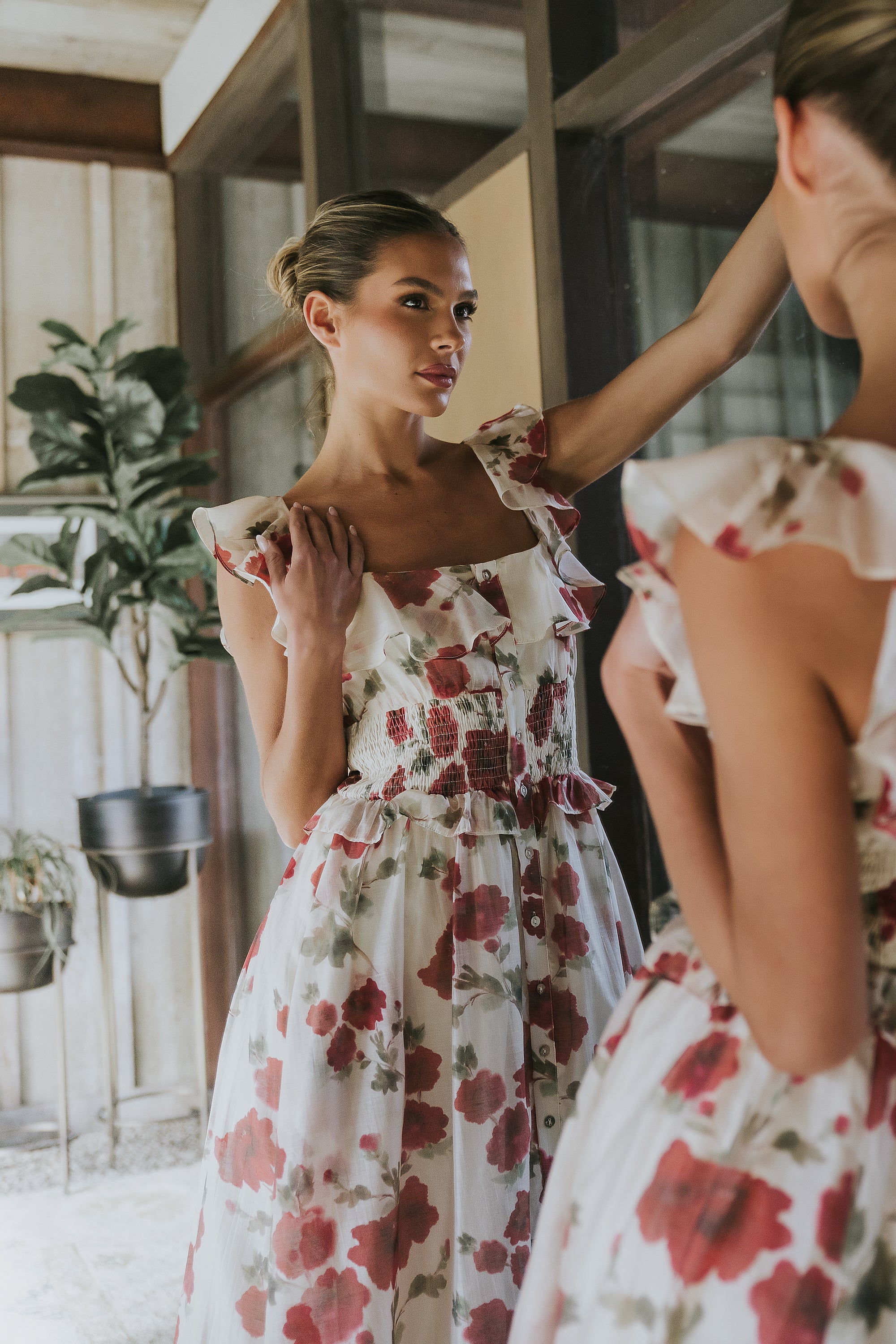 Londyn Floral Maxi Dress