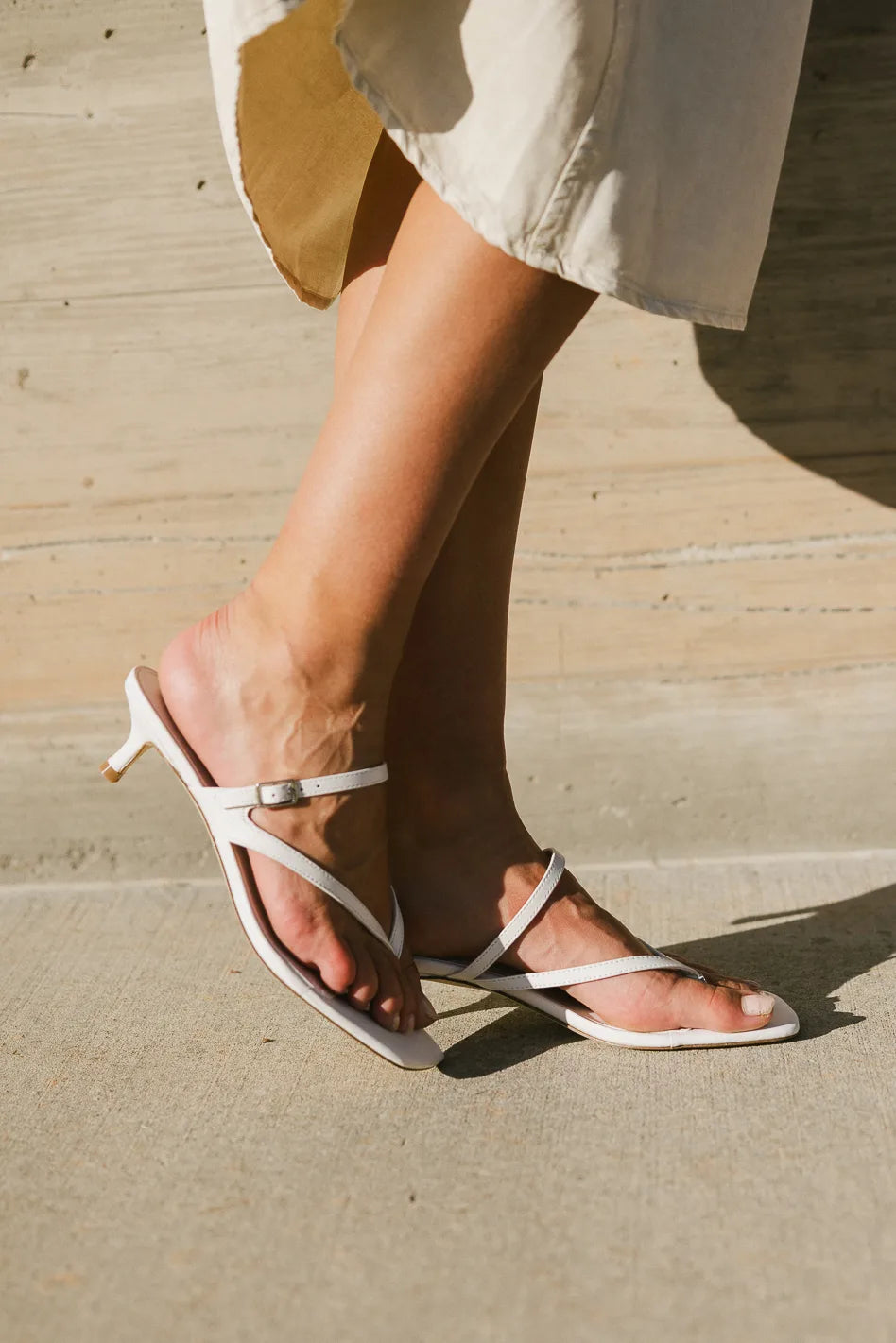 Steve Madden Jessa Leather in White FINAL SALE