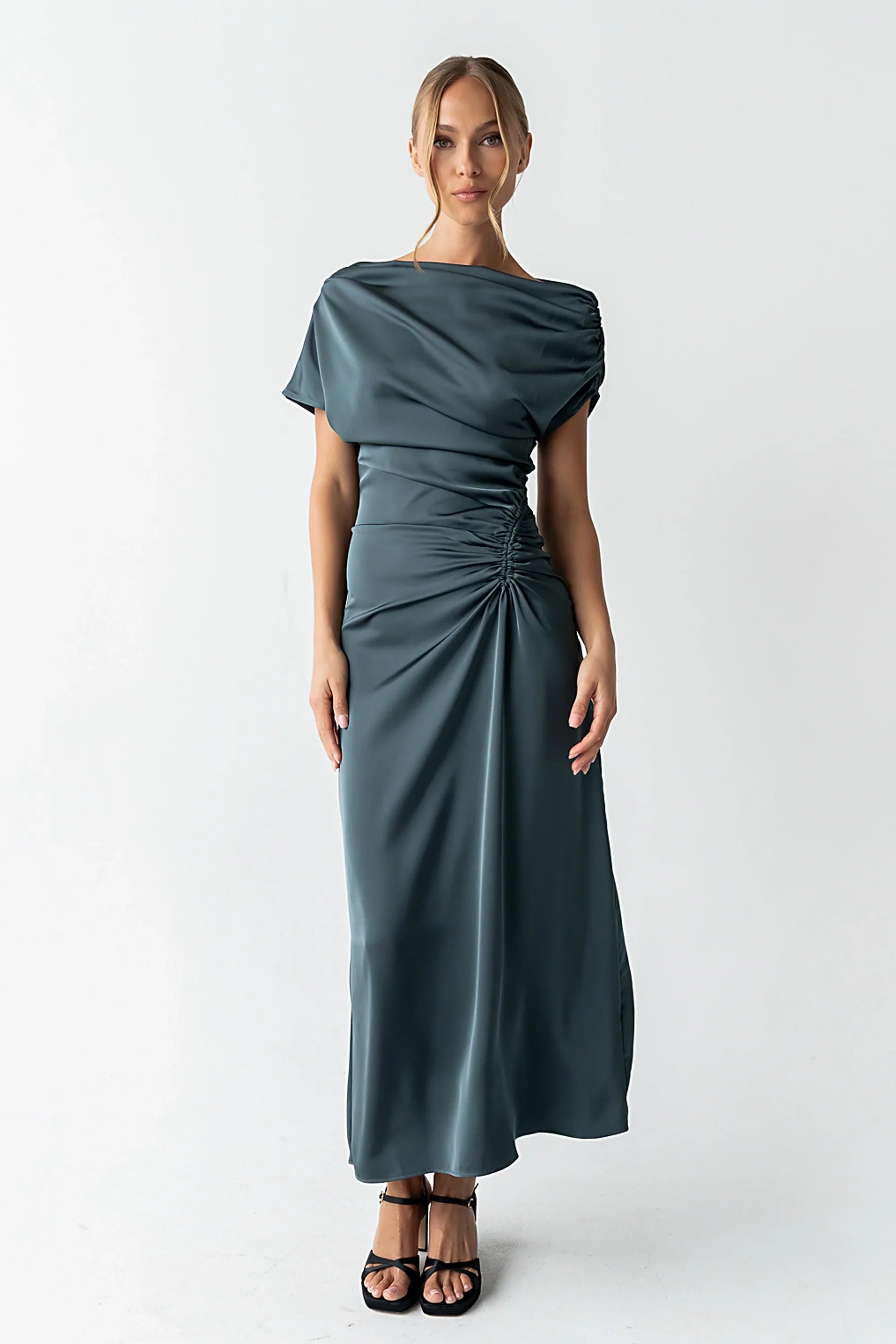 Gigi Ruched Maxi Dress FINAL SALE