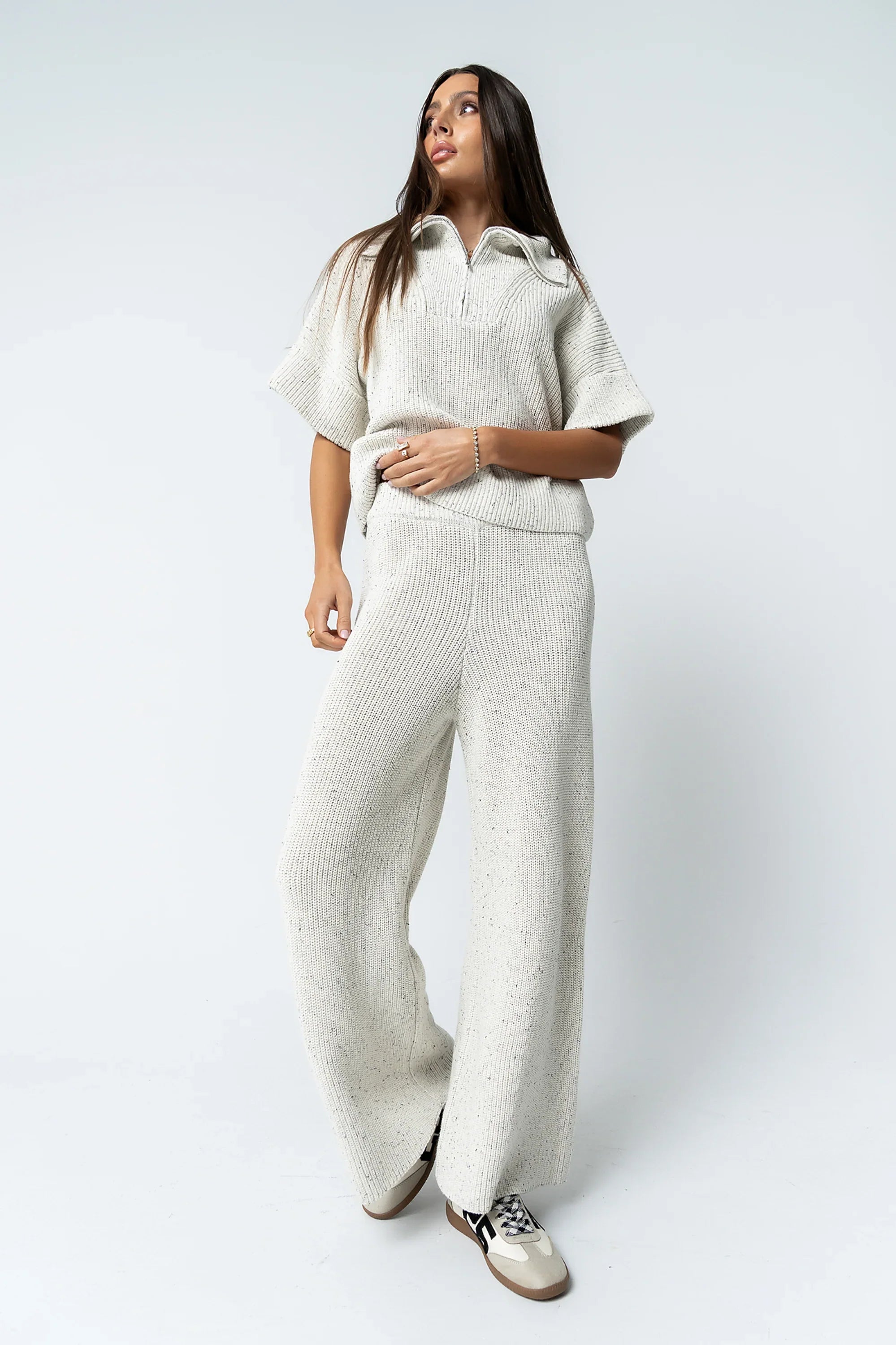 Jensen Speckled Wide Leg Pants FINAL SALE