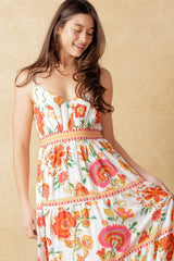 SUMMER SANGRIA MAXI DRESS RED