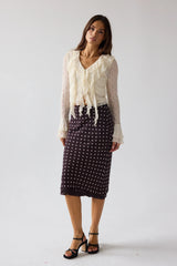 Joy Ruffle Top in Ivory FINAL SALE