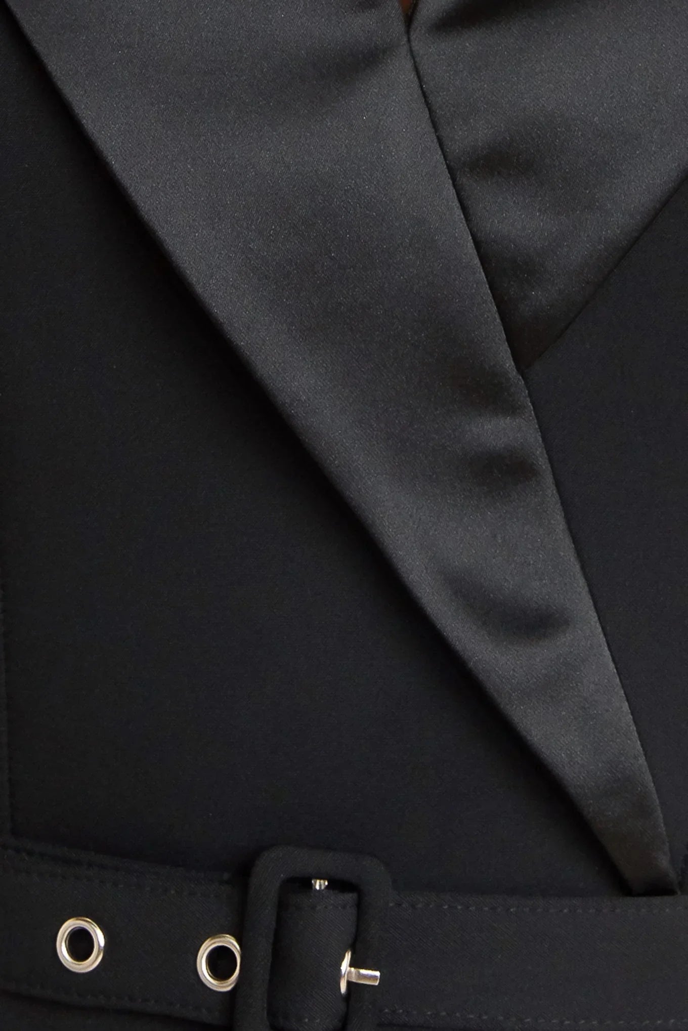 MIDNIGHT TUX BLACK MIDI DRESS
