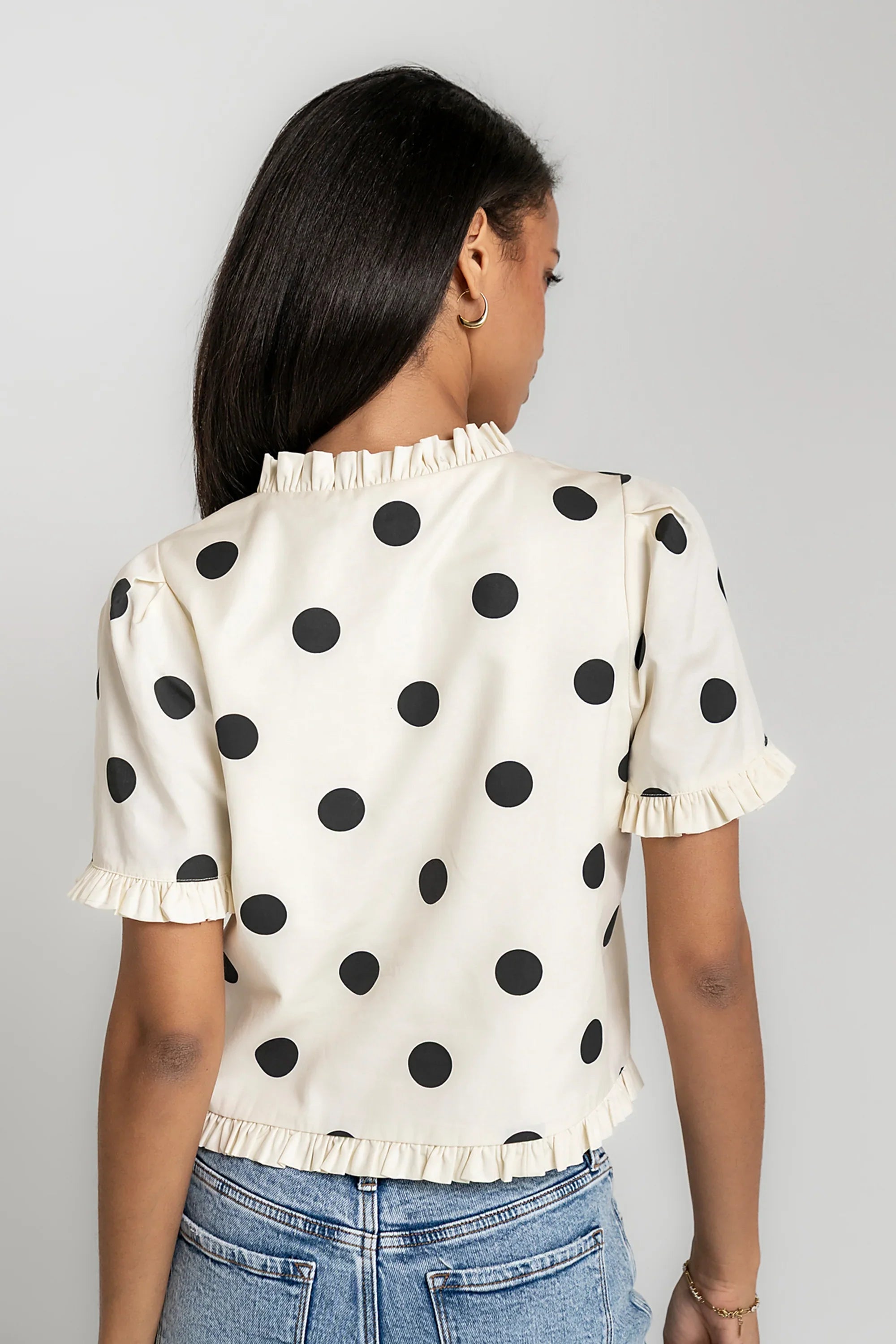 Tyla Polka Dot Blouse