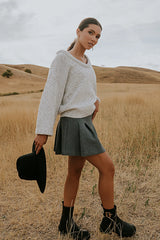 Fern Relaxed Sweater in Ivory