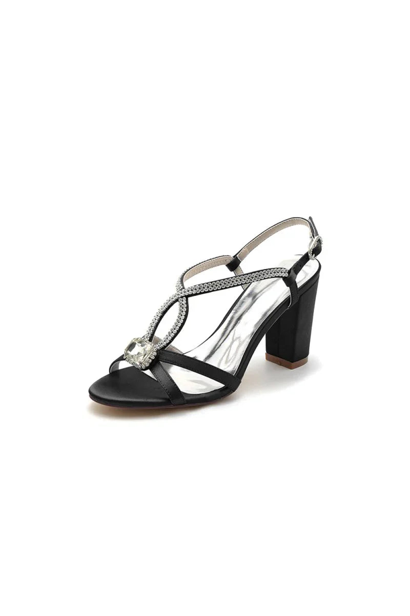 Cross Strap Open Toe High Heels Party shoes