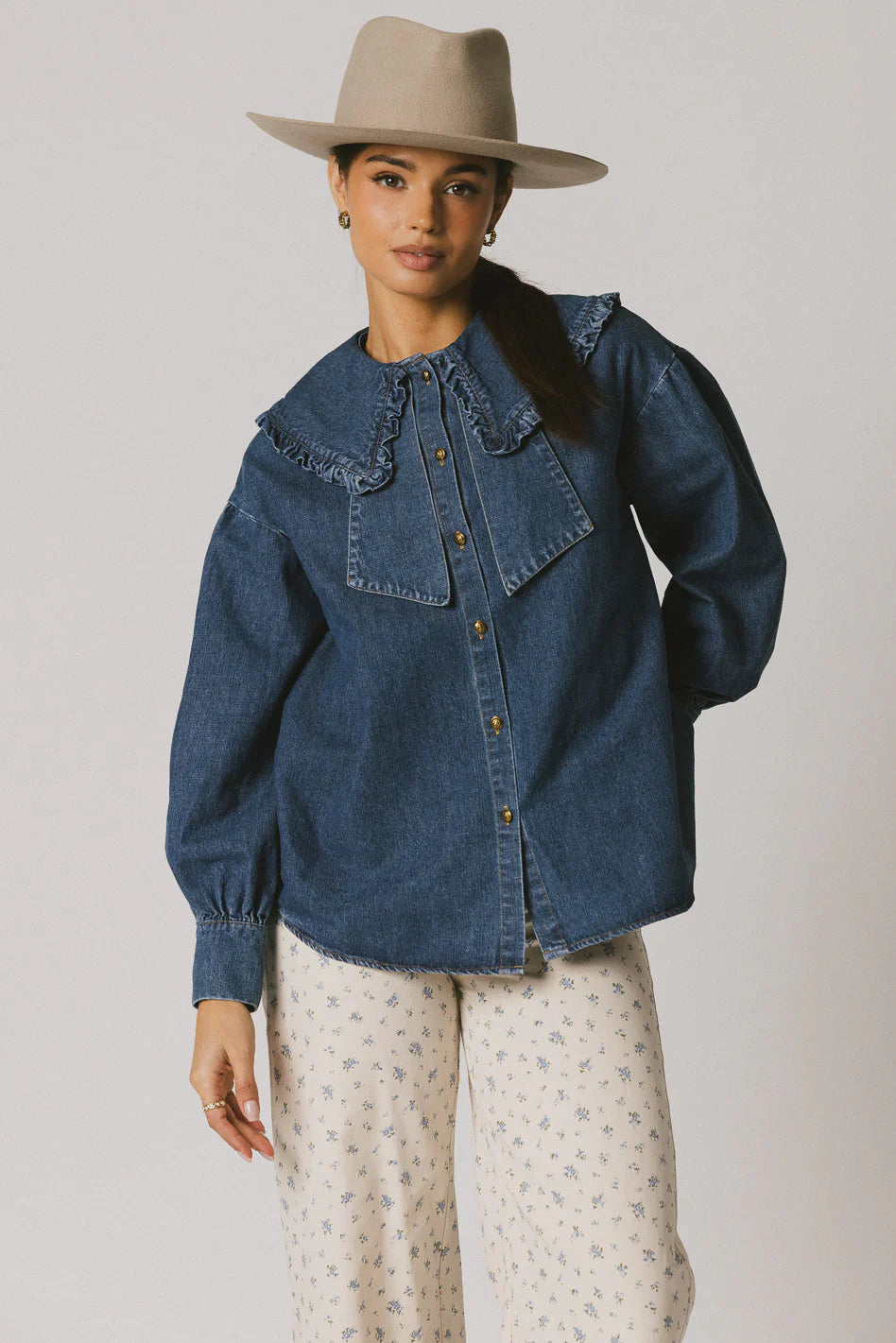 Mannie Collared Button Up FINAL SALE