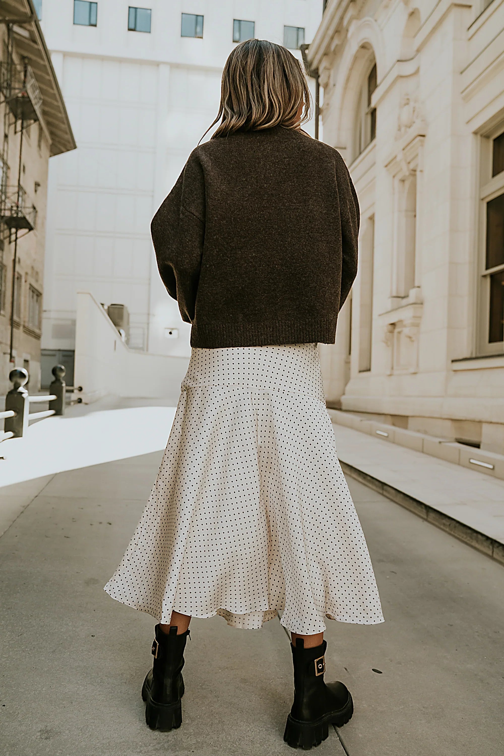 Everly Satin Midi Skirt FINAL SALE