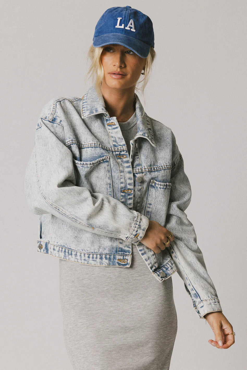 Jill Light Wash Denim Jacket FINAL SALE