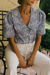 Amari Gingham Blouse FINAL SALE