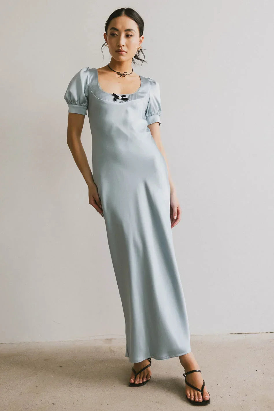 Birdie Satin Maxi Dress FINAL SALE