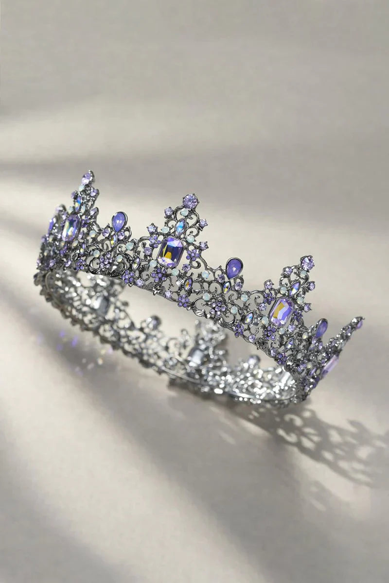 Baroque Colorful Crystal Crown