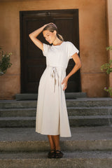 Saxton Maxi Dress in Bone FINAL SALE