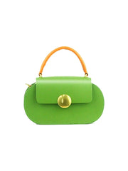 Womens Mini Flap Genuine Leather Clutch Bags with Crossbody Strap