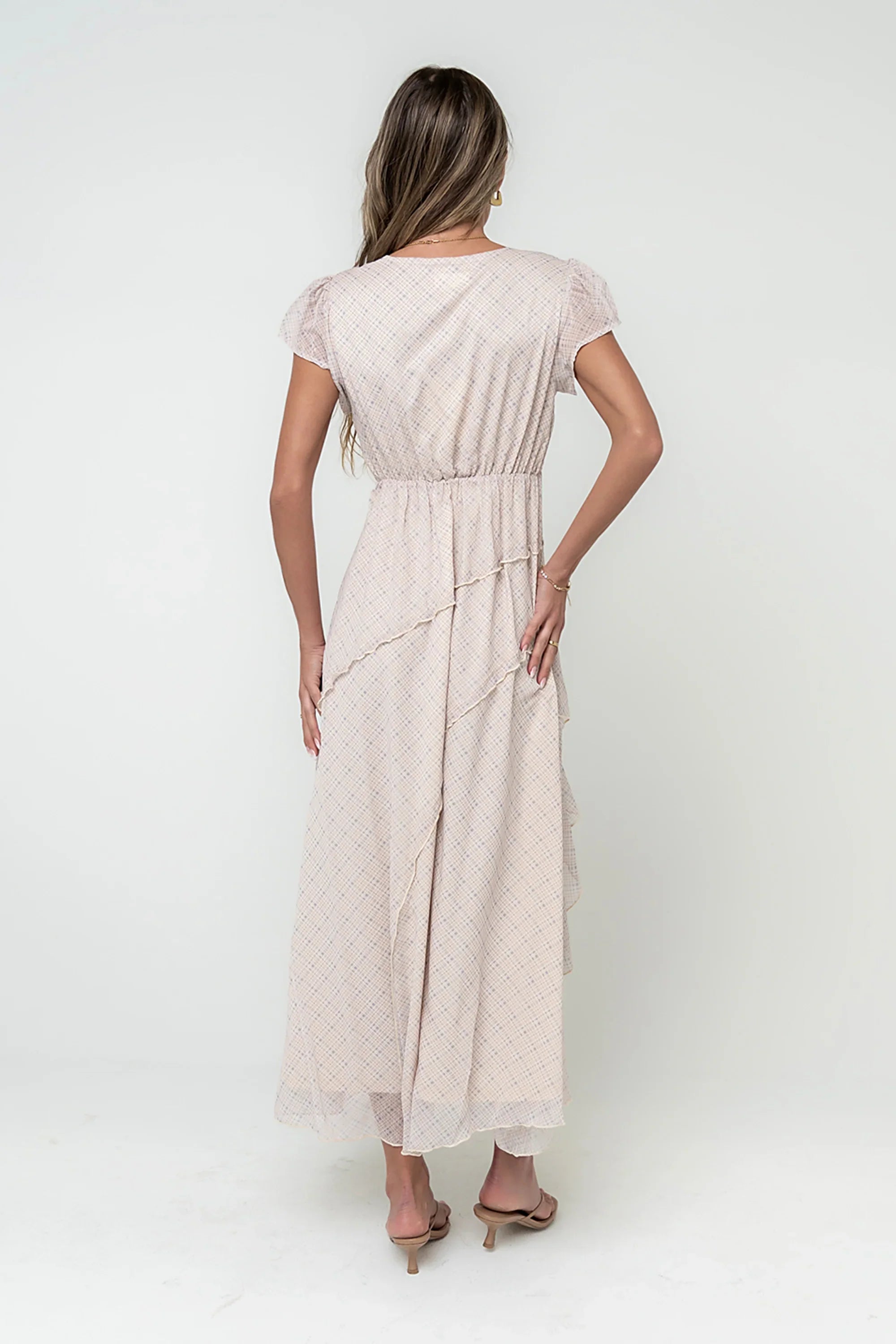 Mindy Plaid Maxi Dress
